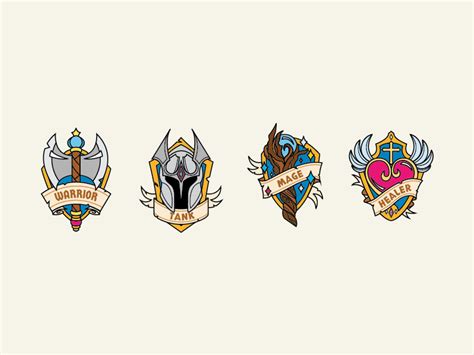 Rpg Enamel Pin Design By Christina Hanson On Dribbble