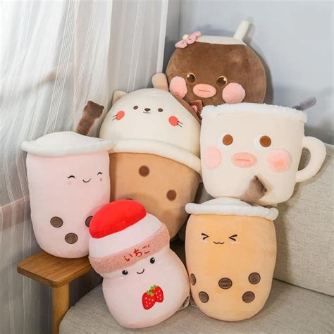 ♞large Bubble Tea Kitten Cat Milk Tea Plush Toy By Miniso Shopee