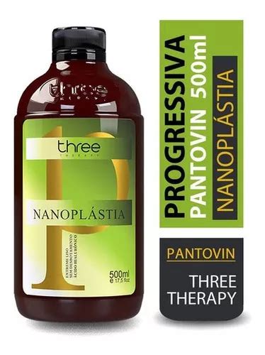 Nanoplástia Escova Progressiva Three Therapy Pantovin 500ml