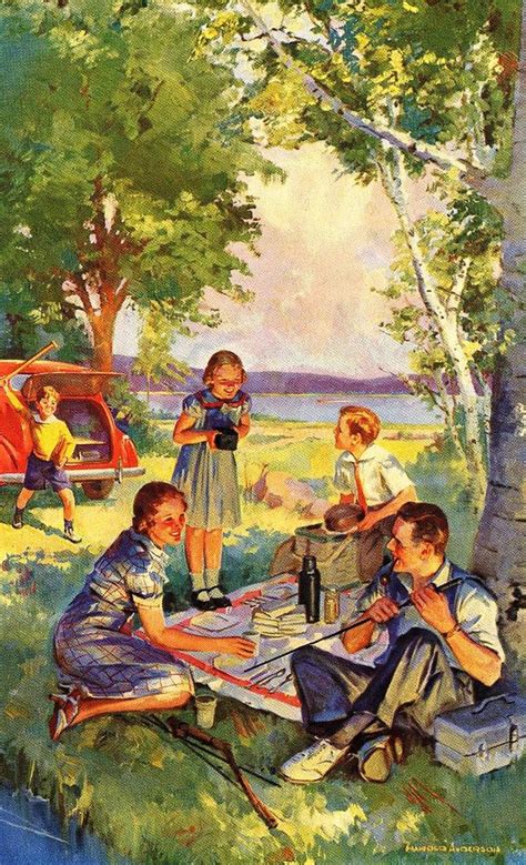 Картина отдых на природе