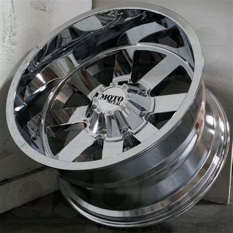 One 18x12 Moto Metal Mo962 6x1356x55 44 Chrome Wheels Rims Wheels