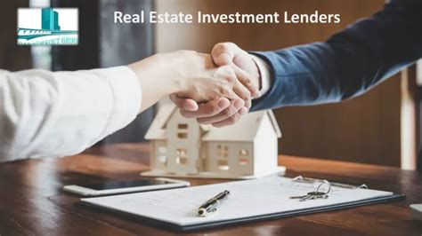 Ppt All You Need To Know About Real Estate Investment Lenders