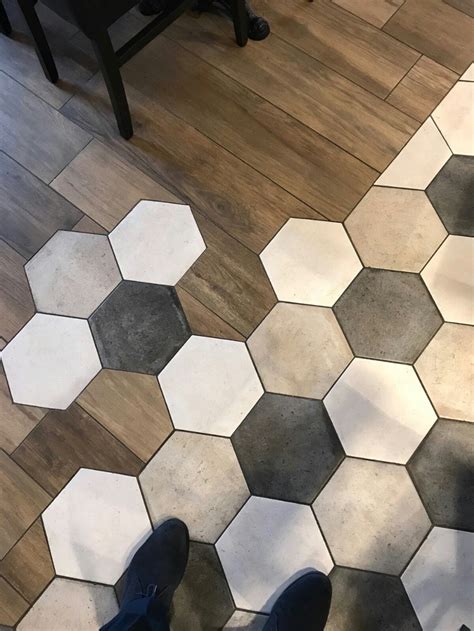 Hexagon Tile Floor Kitchen Google Search Flooring House Flooring