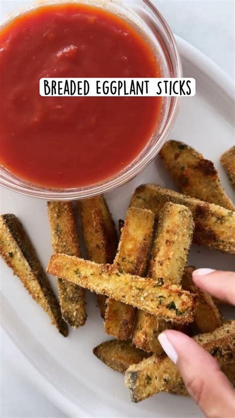 Crispy Breaded Eggplant Sticks Recipe