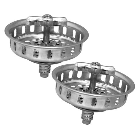 The Plumbers Choice 3 12 In Spin And Seal Strainer Basket Replacement For Kitchen Sink Drains