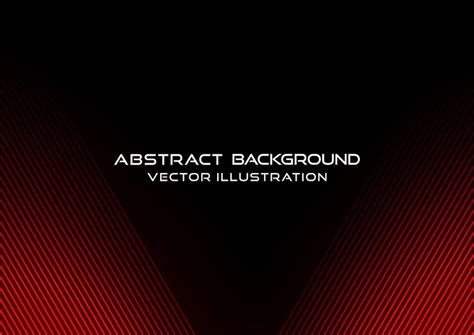 Premium Vector Abstract Red Line Background Vector Illustration