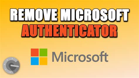 How To Remove Microsoft Authenticator Account EASY YouTube