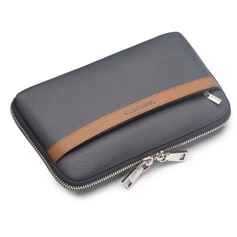 Teemzone Men S Genuine Leather Clutch Bag Handbag Wallet Purse EBay