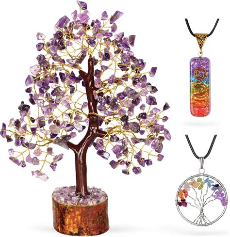 Amazon Naribabu Amethyst Crystal Tree Feng Shui Crystals And