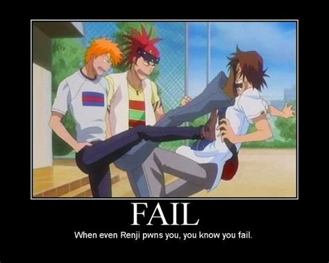 Renji Ichigo Pwn Bleach Funny Anime Funny Anime Funny Moments