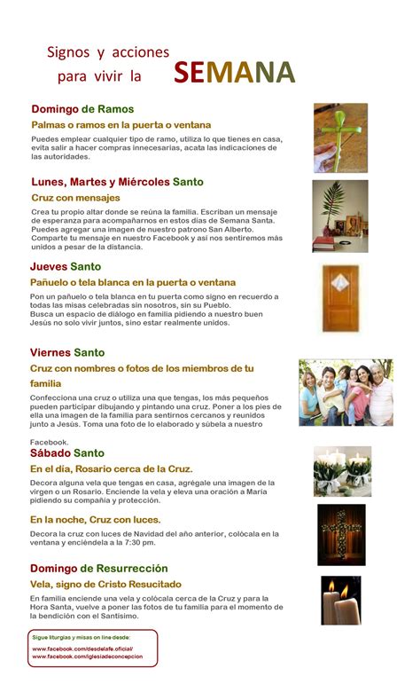 Signos Y Acciones Para Vivir La Semana Santa Colegio Bicentenario