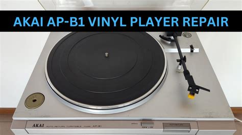 Akai Ap B Silver Turntable Angle Correction Repair Akai Hifi