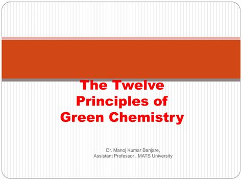 Solution 12 Principle Of Green Chemistry Studypool