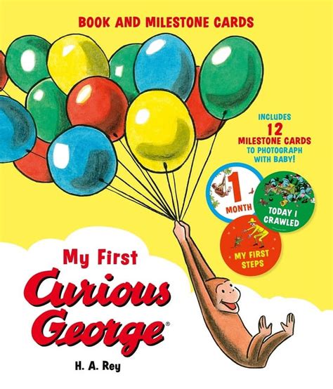 Curious George: My First Curious George (Book and Milestone Cards ...