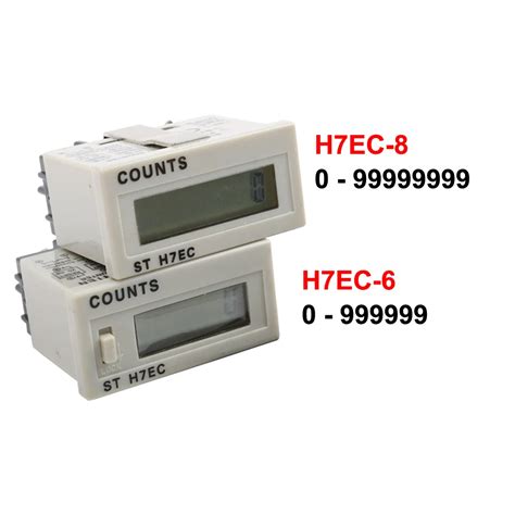 H7EC 6 Profesional Multifungsi 8digit Otomatis Digital Penghitung