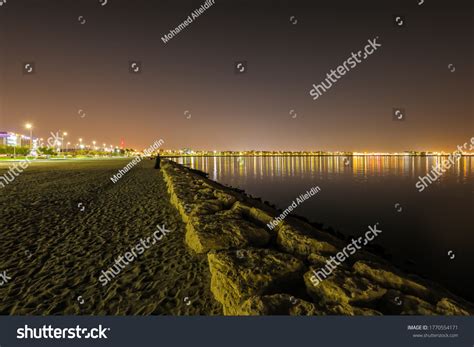 Dammam Beach Night View Gulf Stock Photo 1770554171 | Shutterstock