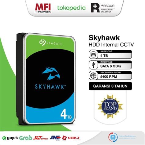 Jual HARDDISK SEAGATE SKYHAWK CCTV 4TB MFI GARANSI RESMI INDONESIA