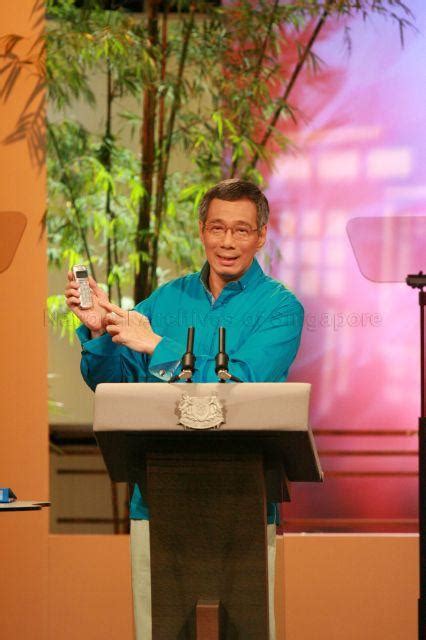 Prime Minister Lee Hsien Loong Delivering National Day Rally