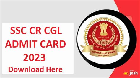 Ssc Cr Cgl Admit Card 2023 Released Direct Link To Download Hall