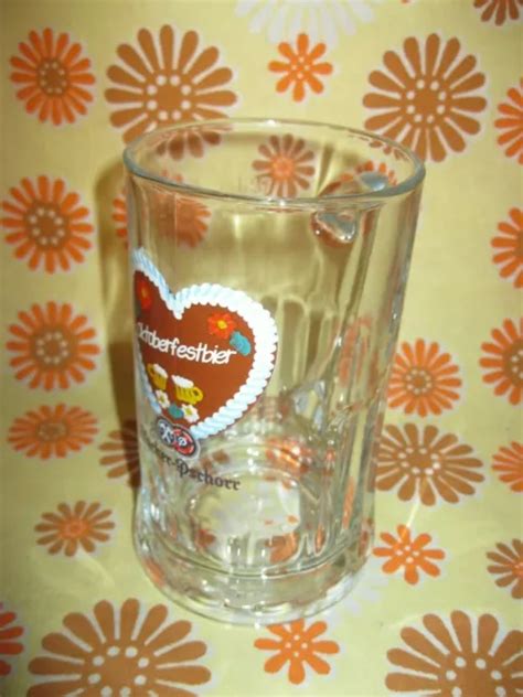 ANCIENNE CHOPE A BIERE 0 5L OKTOBERFEST HACKER PSCHORR En VERRE Munich