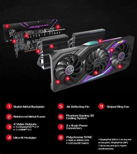 Asrock Amd Radeon™ Rx 7800 Xt Phantom Gaming 16gb Oc