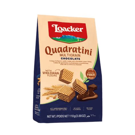 Loacker Quadratini Multigrain Chocolate Wafers G Al Hudaydah