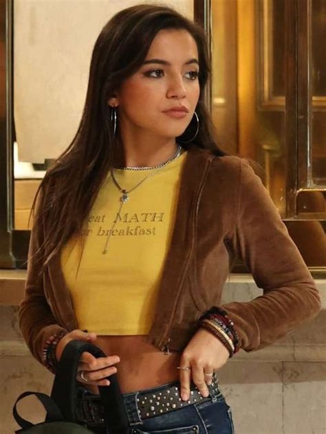 Isabela Merced Madame Web Brown Cropped Jacket