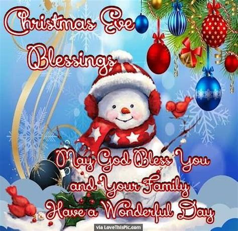 Christmas Eve Blessings May God Bless You Christmas Good Morning Christmas Quotes Christmas