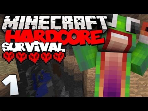 Minecraft Hardcore Survival THE START Ep 1 YouTube