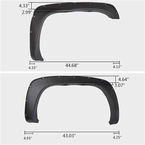 Buy G Plus Fender Flares Chevy Silverado Gmc Sierra