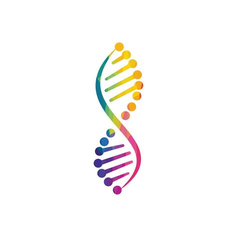 Science Genetics Vector Logo Design Genetic Analysis Research Biotech