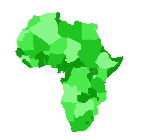 Ejemplo Del Vector Del Mapa De Frica Ilustraci N Del Vector