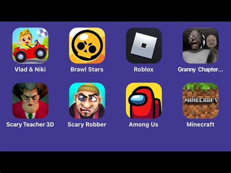 Vlad Niki Brawl Stars Roblox Granny Chapter Two Scary Teacher D