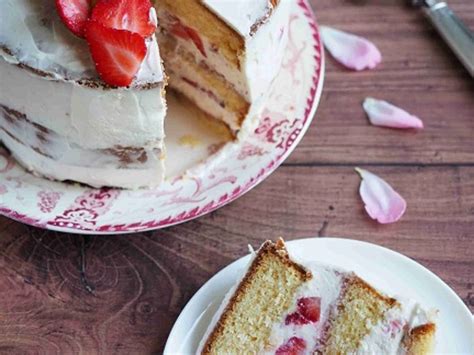 Naked Cake Fraise Recette Naked Cake Fraise