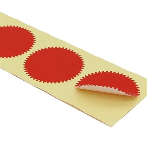 Mnyr Pcs Red Vintage Embosser Stamp Sealing Blank Certificate Self