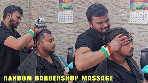 I Received Heavy Oil Head Massage From Random Barber Shop Neck