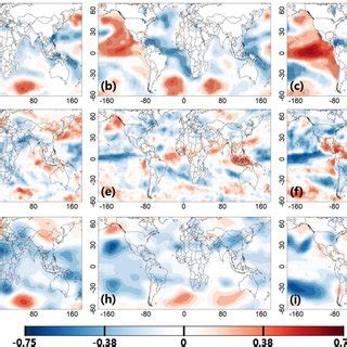 Correlation Maps Of The SST Index With The Sea Ice Concentration