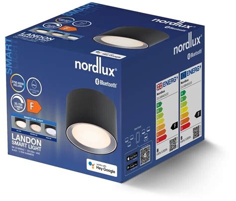 Nordlux Landon Smart Led Deckenleuchte Led Schwarz Ab