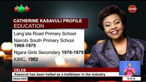 Legendary Broadcaster Catherine Kasavulis Profile Youtube