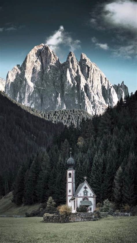 Val Di Funes Church Mountain Hd Phone Wallpaper Peakpx