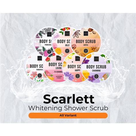 Jual Scarlett Whitening Body Scrub Original Bpom Scarlet Lulur Badan By