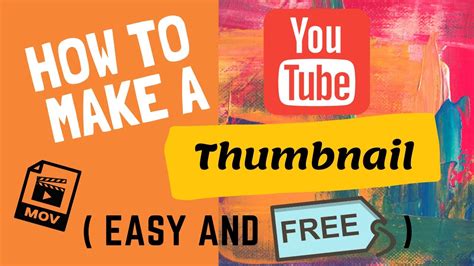 How To Make A Youtube Thumbnail Tutorial Free And Easy Youtube