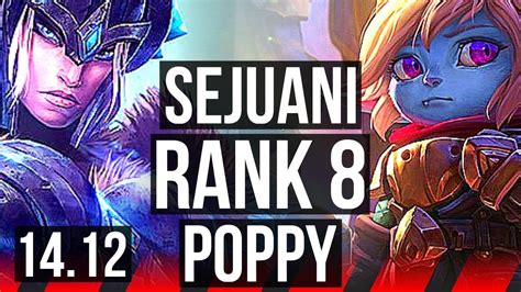 Sejuani Vs Poppy Top Rank Godlike Euw Challenger