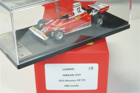 Lshe001 ユーロスポーツ特注ルックスマート 143 フェラーリ312t モナコgp 1975 Winner Nラウダ 1000台限定