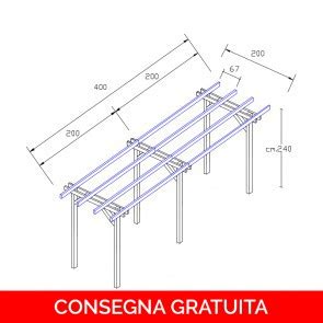 Pergole Autoportanti In Legno Impregnato Onlywood