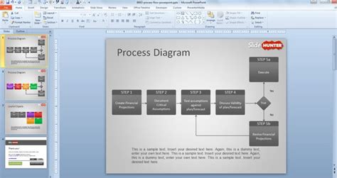 Free Process Flow Diagram Template for PowerPoint