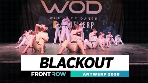 Blackout Frontrow Junior Division World Of Dance Antwerp