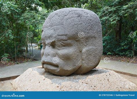 The Outdoor Museum of Parque Museo La Venta in Tabasco, Mexico, Showcases Ancient Olmec Heads ...