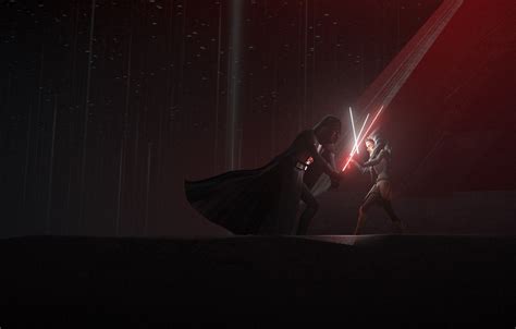 Darth Vader Vs Ahsoka Wallpapers Wallpaper Cave