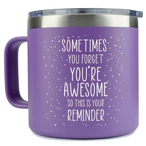 Buy Inspirational Gifts For Women Coffee Purple Mug Tumbler 14oz